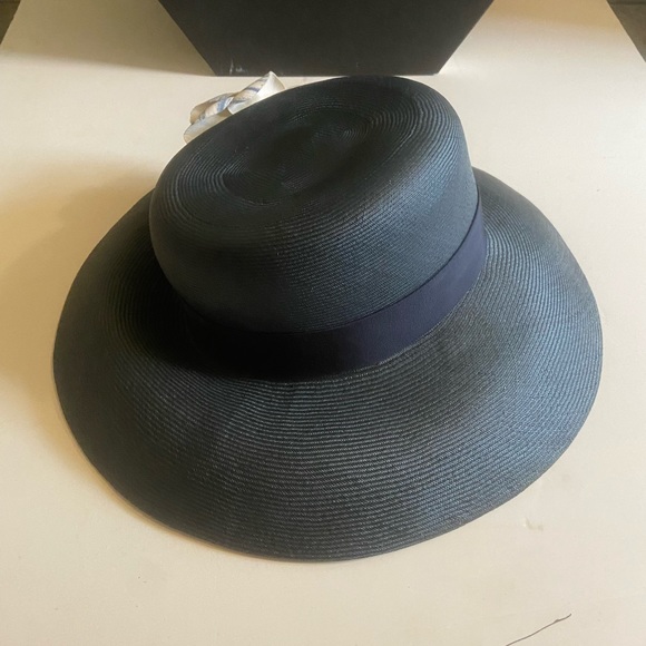 Vintage 1960s Gottliebs Navy Straw Hat - Picture 10 of 10